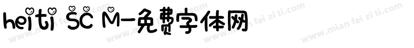 heiti SC M字体转换